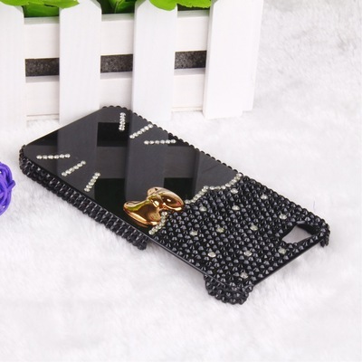 镶钻猫脸蝴蝶手机壳 个性化定制与批发的完美融合